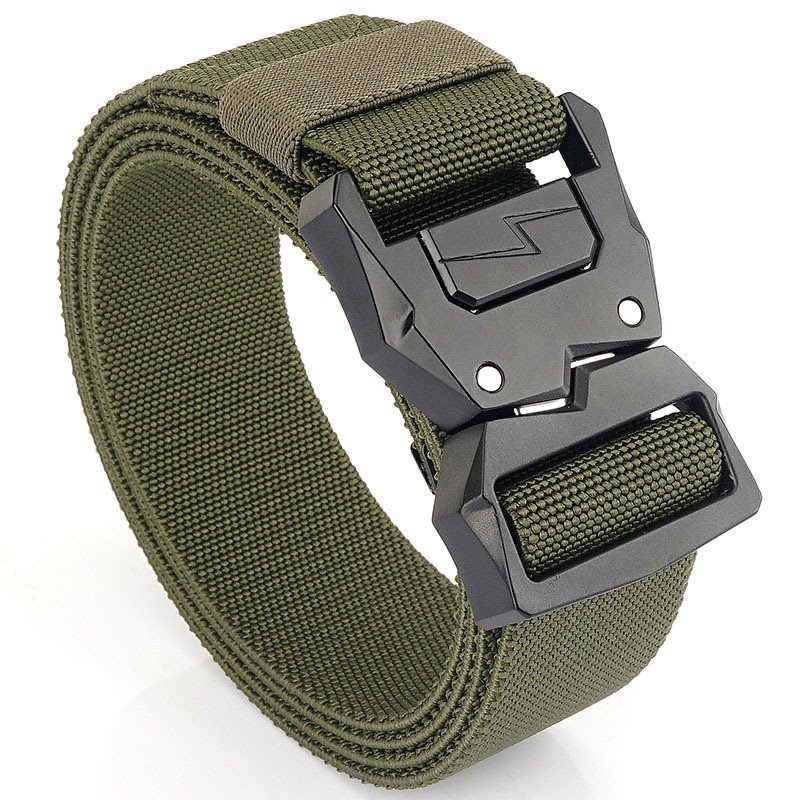 Lightning Tactical Buckle Men's Elastic Belt