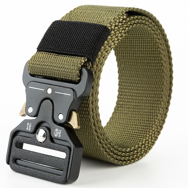3.8CM Mountaineering Camping Multifunctional Military Training Belt Cobra Buckle Nylon Tactical Belt Customizable Printing