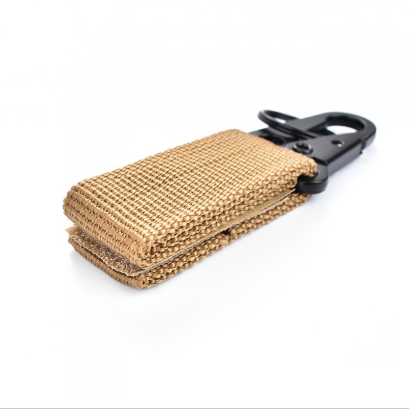 Outdoor Tactical Nylon Multifunctional Carabiner Belt Keychain