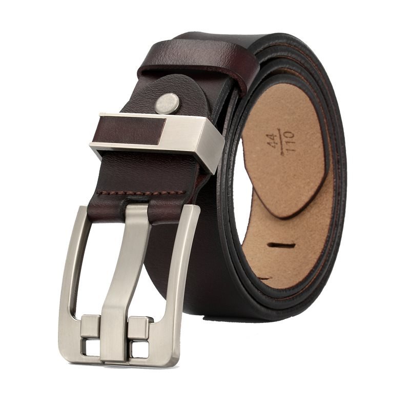Vintage Men's Simple Pin Buckle Belt