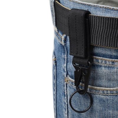 Outdoor Tactical Nylon Multifunctional Carabiner Belt Keychain
