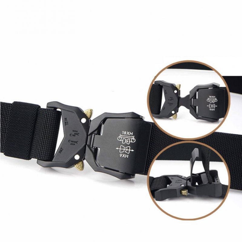 Outdoor Tactical Belt Quick Release Aluminum Alloy Outer Belt