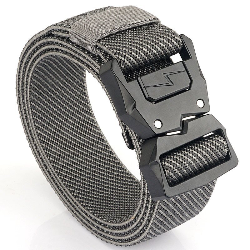 Lightning Tactical Buckle Men's Elastic Belt