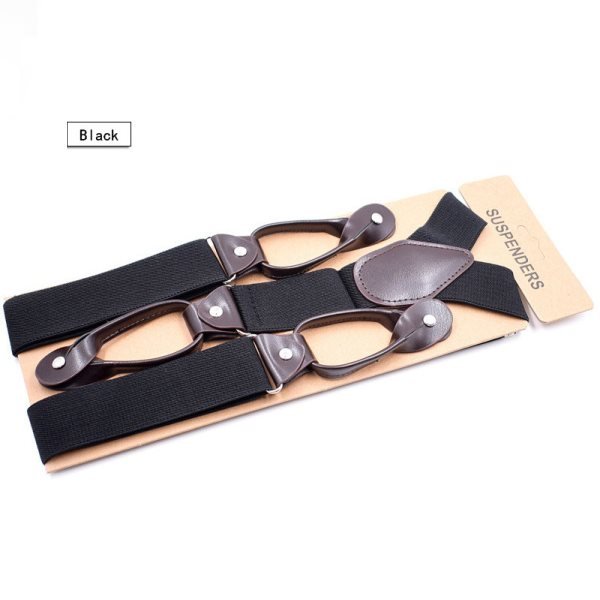 British Style Button Suspenders