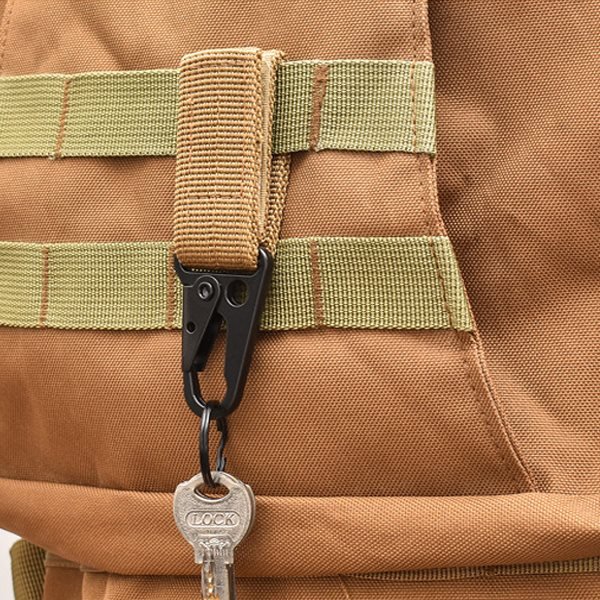 Outdoor Tactical Nylon Multifunctional Carabiner Belt Keychain