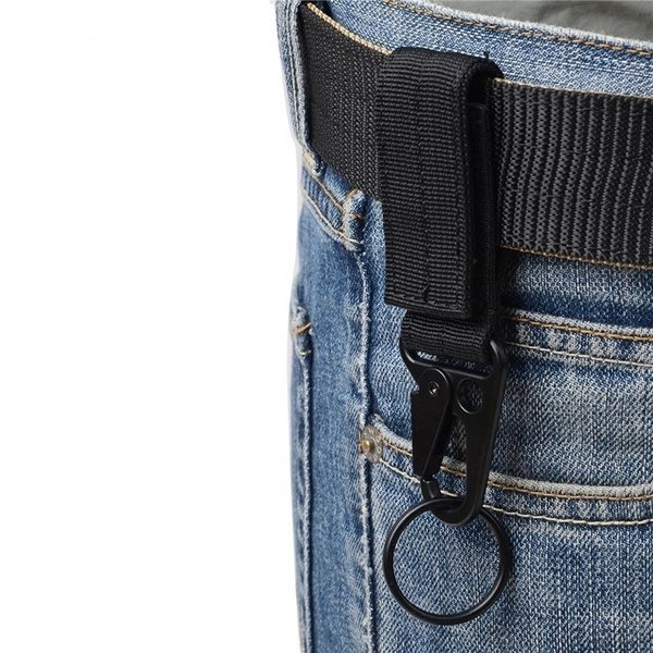 Outdoor Tactical Nylon Multifunctional Carabiner Belt Keychain