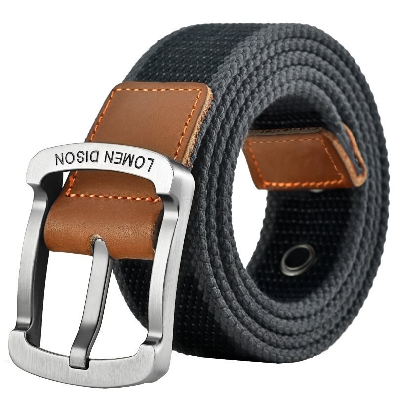 Men's Outdoor Casual Canvas Pin Buckle Belt