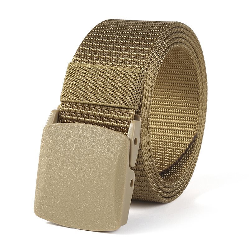 Men And Women Outdoor Tactics Adjustable Canvas Wear-Resistant Belt