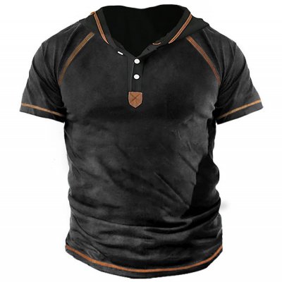 Men's Outdoor Casual Short Sleeve Hooded T-Shirt