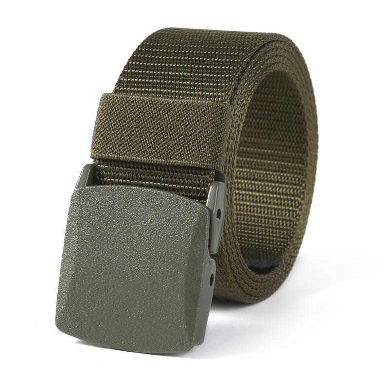 Men And Women Outdoor Tactics Adjustable Canvas Wear-Resistant Belt