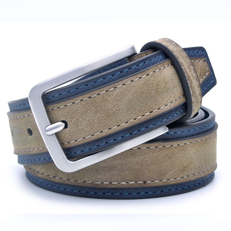 Men's Casual Pu Leather Pin Buckle Belt