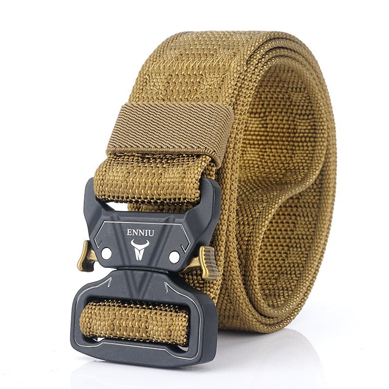 Men's Outdoor Quick Release Nylon Tactical Belt