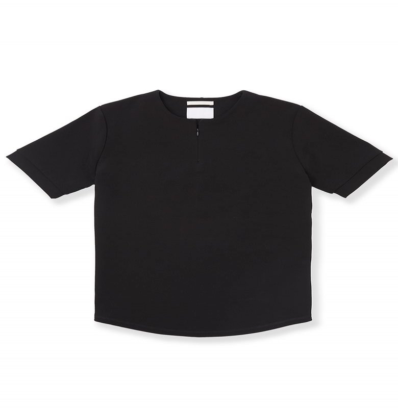 Solid Color Polo Shirt Without Zipper