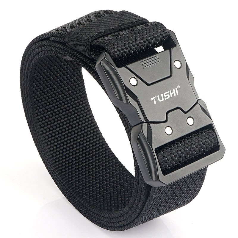 Men's Outdoor Training Nylon Tactical Quick Release Buckle Tooling Belt