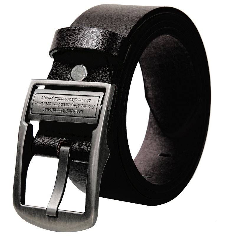 Men's Casual Retro Pin Buckle PU Leather Belt