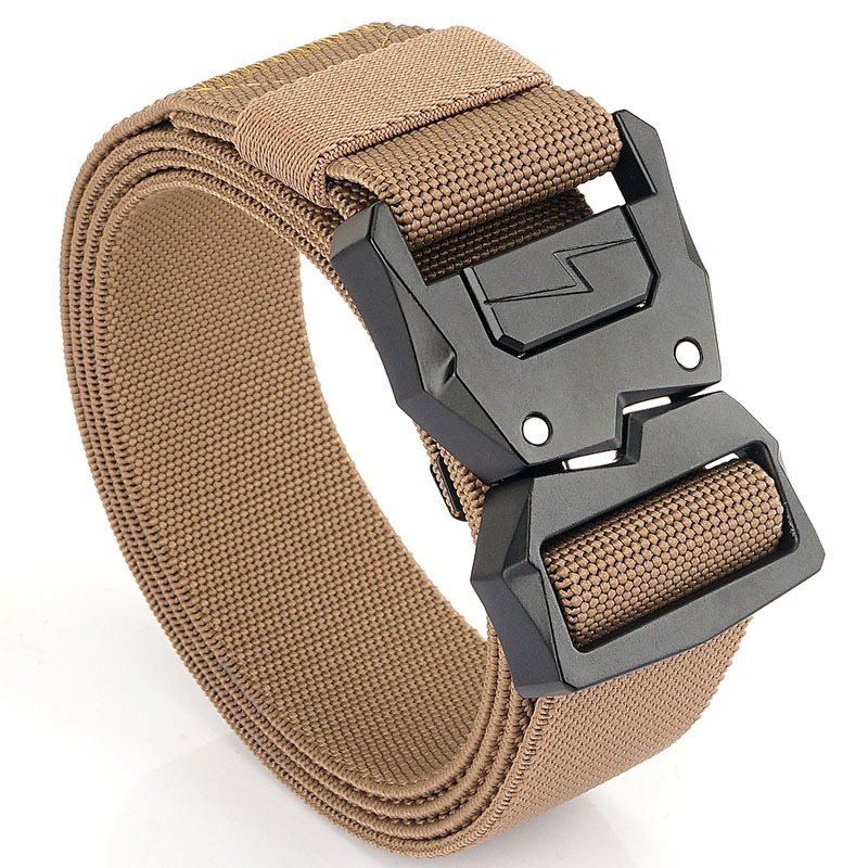 Lightning Tactical Buckle Men's Elastic Belt