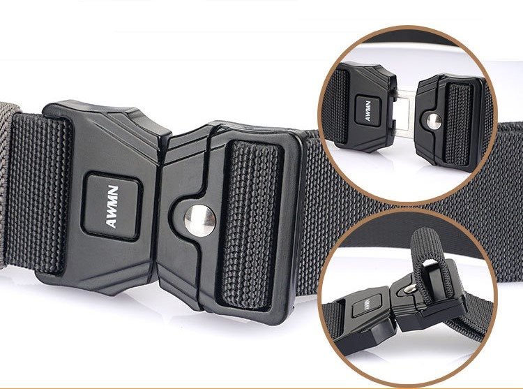 Men's Magnetic Buckle Tactical Outdoor Sports And Leisure Nylon Belt