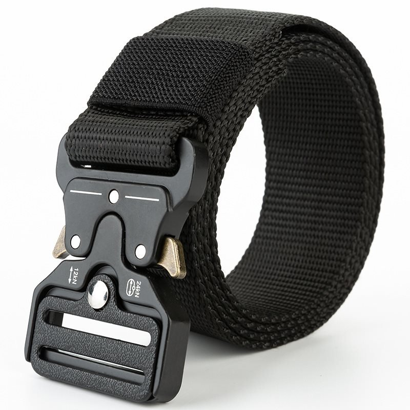 3.8CM Mountaineering Camping Multifunctional Military Training Belt Cobra Buckle Nylon Tactical Belt Customizable Printing