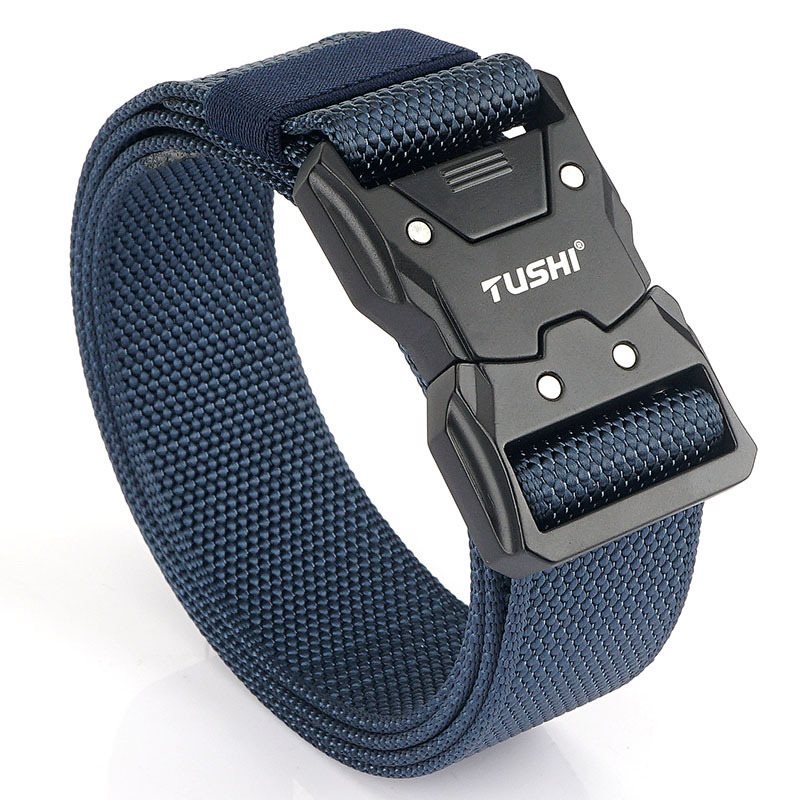 Men's Outdoor Training Nylon Tactical Quick Release Buckle Tooling Belt