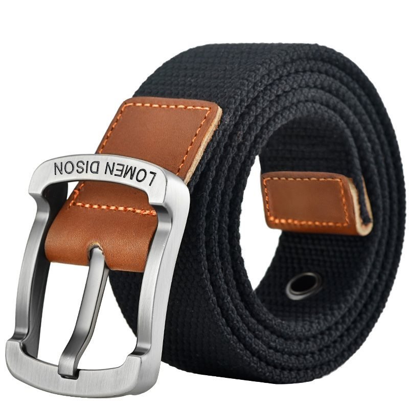 Men's Outdoor Casual Canvas Pin Buckle Belt
