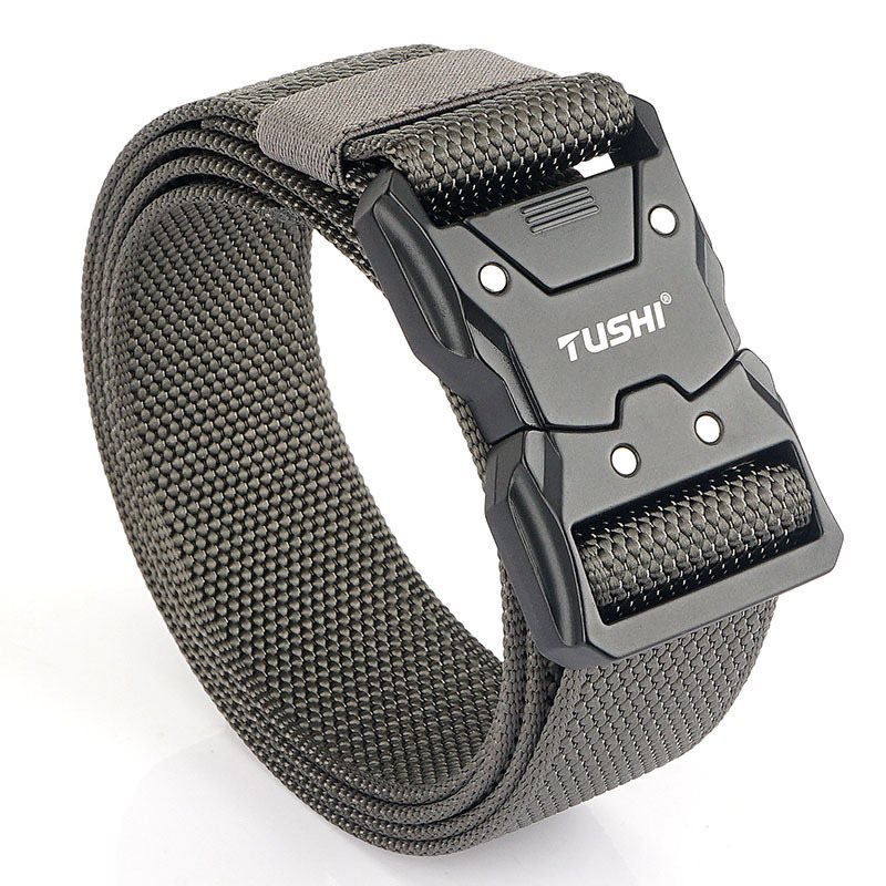 Men's Outdoor Training Nylon Tactical Quick Release Buckle Tooling Belt