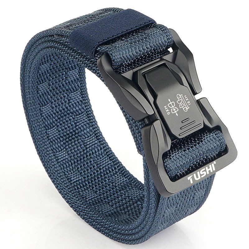 Men's Outdoor Commuter Buckle Fast Dry Nylon Tactical Belt