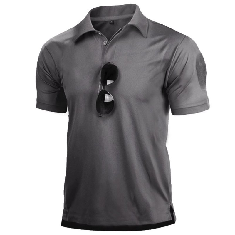 Men's Outdoor Tactical Quick Dry Polo T-Shirt