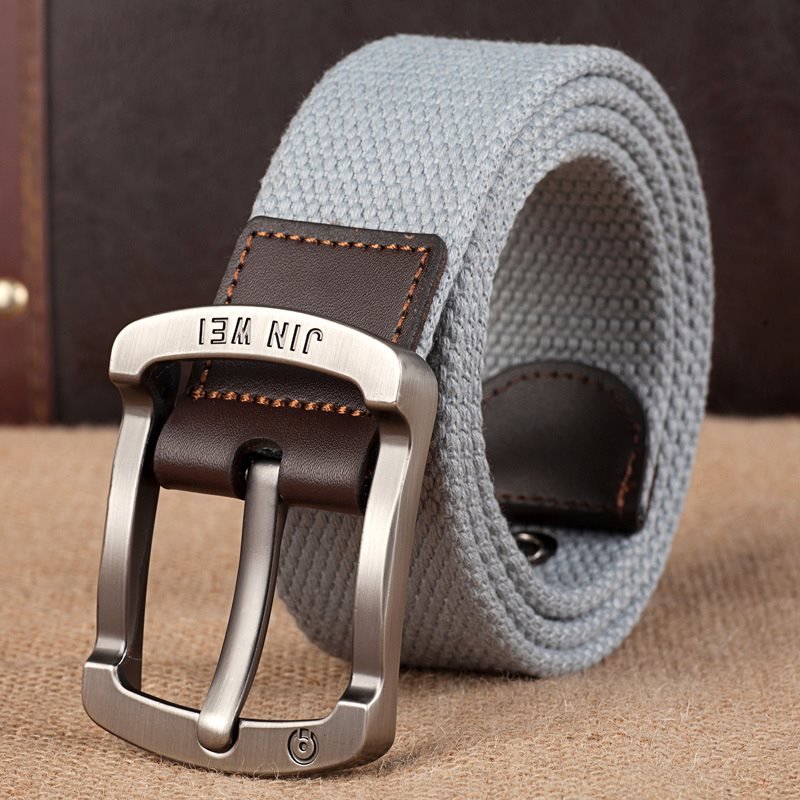 Men's Outdoor Casual Pin Buckle Canvas Belt