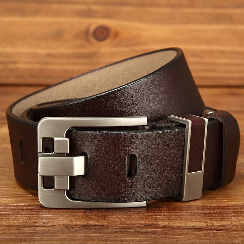 Vintage Men's Simple Pin Buckle Belt