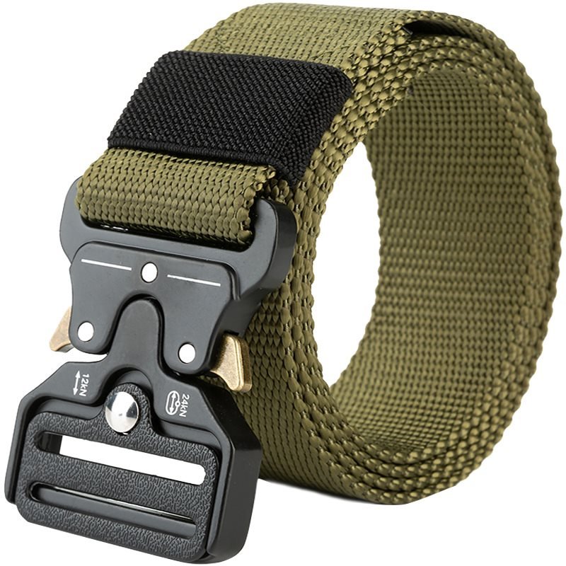 3.8CM Mountaineering Camping Multifunctional Military Training Belt Cobra Buckle Nylon Tactical Belt Customizable Printing