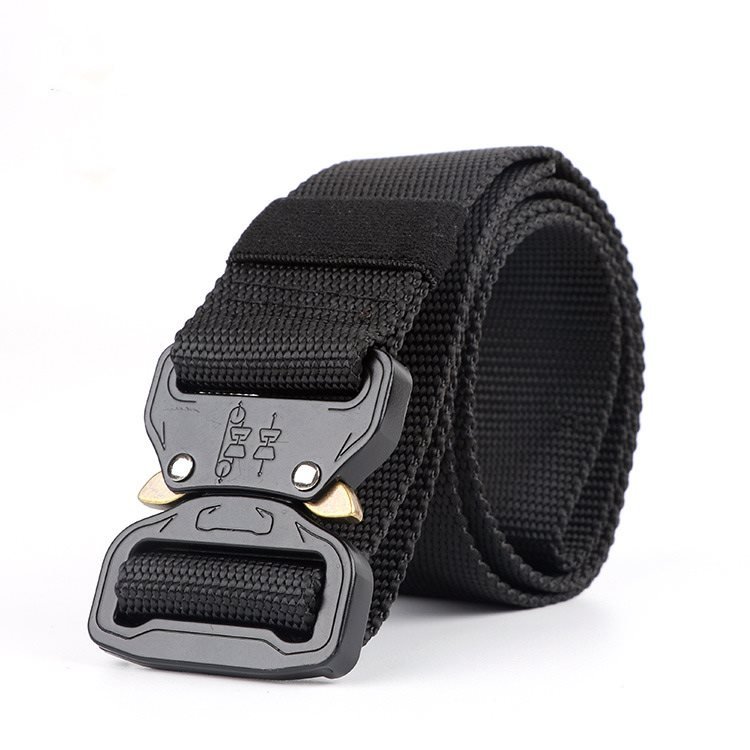 Functional Tactical Belt Trend Black Buckle Outdoor Wild Camouflage Pants Belt Men's Training Belt