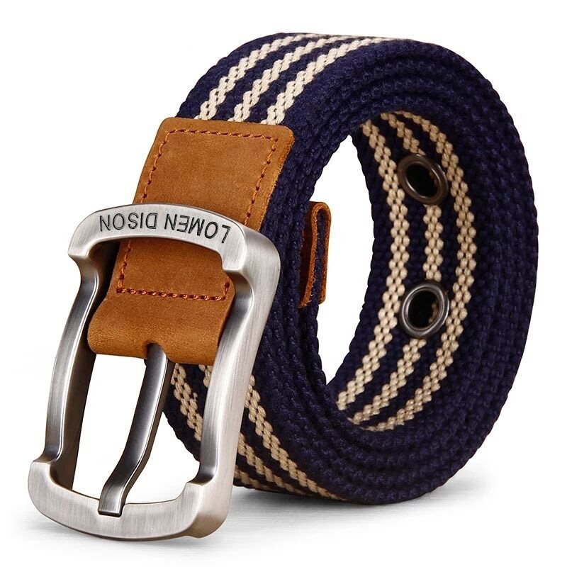 Men's Outdoor Casual Canvas Pin Buckle Belt