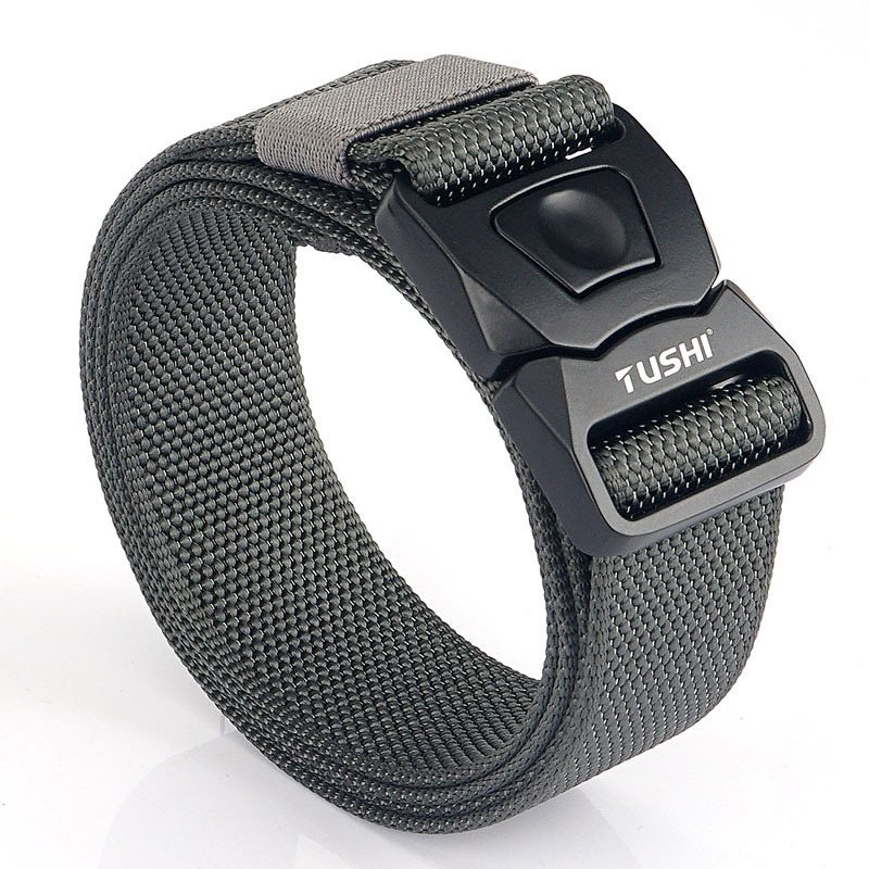 Men's Outdoor Tactical Quick Buckle Belt CS Field Training Nylon Outer Belt