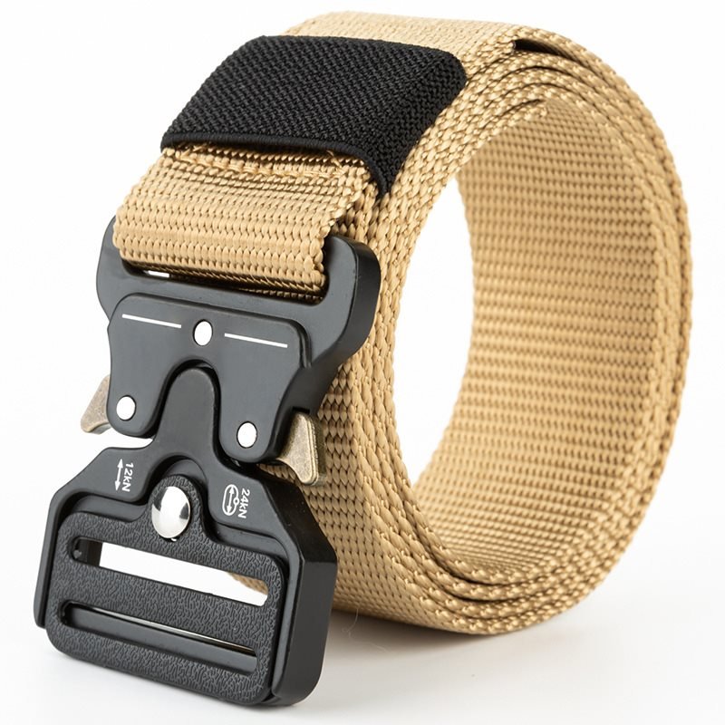 3.8CM Mountaineering Camping Multifunctional Military Training Belt Cobra Buckle Nylon Tactical Belt Customizable Printing