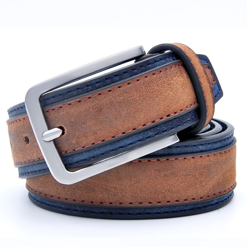 Men's Casual Pu Leather Pin Buckle Belt