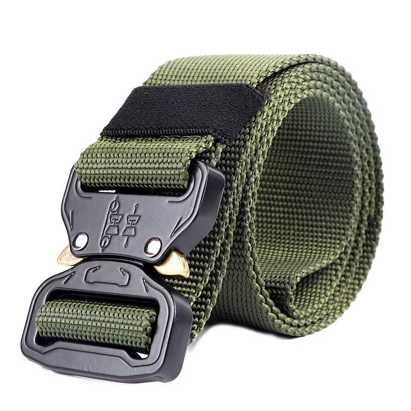 Functional Tactical Belt Trend Black Buckle Outdoor Wild Camouflage Pants Belt Men's Training Belt