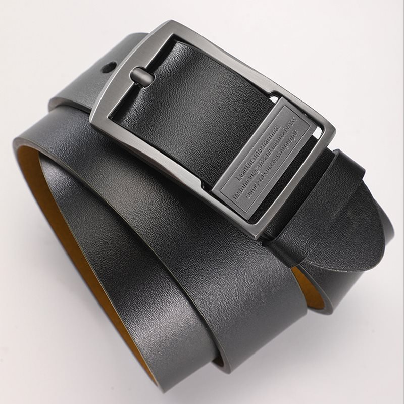 Men's Casual Retro Pin Buckle PU Leather Belt