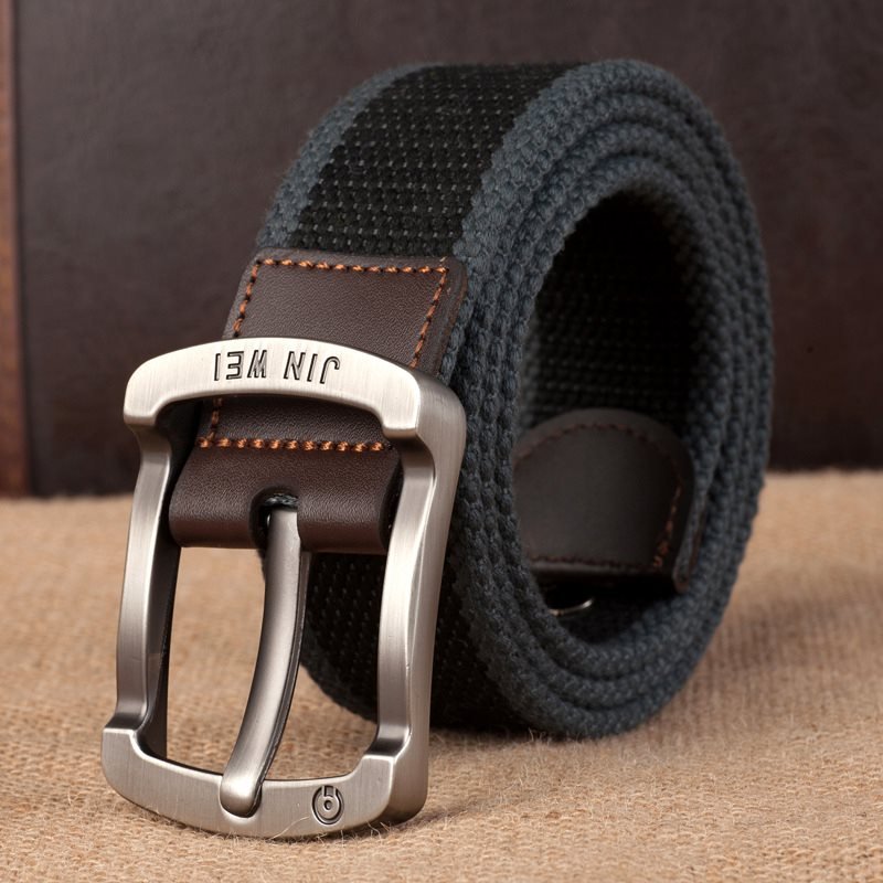 Men's Outdoor Casual Pin Buckle Canvas Belt