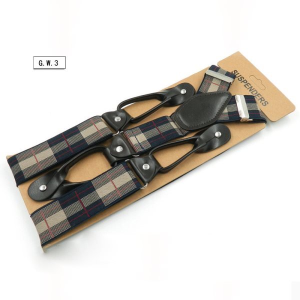 British Style Button Suspenders