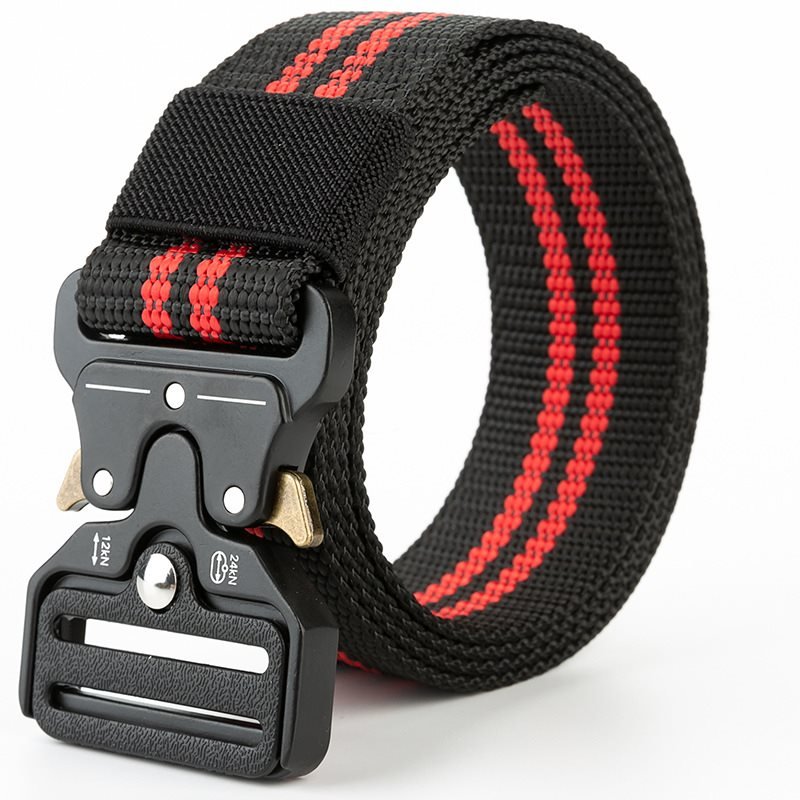 3.8CM Mountaineering Camping Multifunctional Military Training Belt Cobra Buckle Nylon Tactical Belt Customizable Printing