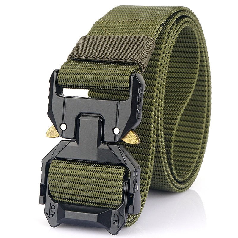 Men's Outdoor Training Tank Pattern Belt Sports Pants Belt