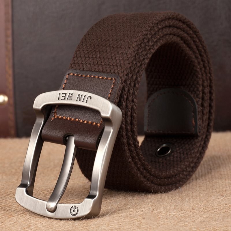 Men's Outdoor Casual Pin Buckle Canvas Belt