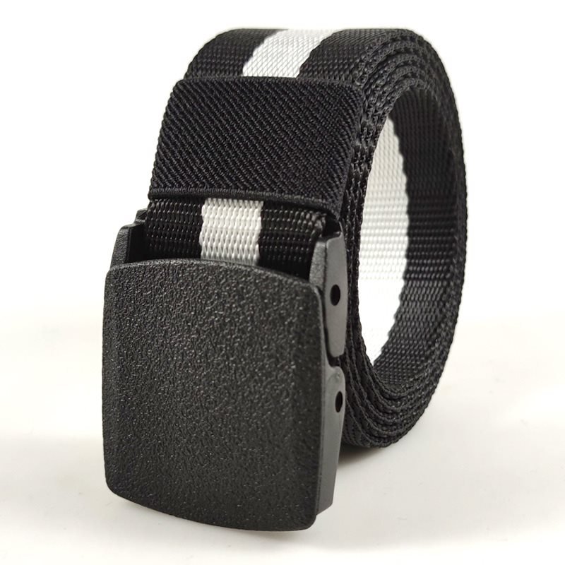 Plastic Buckle Nylon Tactical Belt Men's Outdoor Quick-drying Durable Hypoallergenic Canvas Military Training Belt