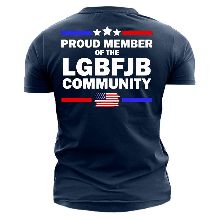 Men's Proud Member Of The LGBFJB Community Men's Cotton T-Shirt