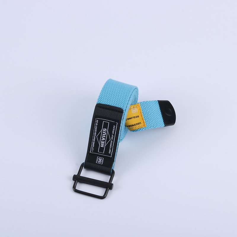 Belt Canvas Belt Male Trendy Young People All-match Automatic Buckle Overalls Cloth Belt Ins Net Red Pants Belt Female Summer