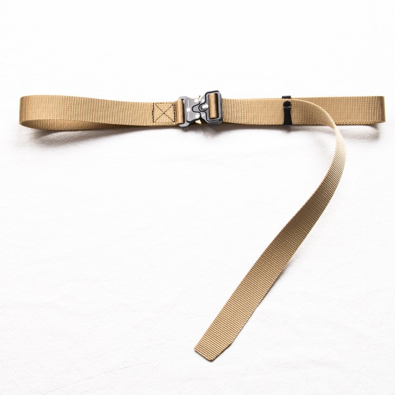 Buckle Canvas Belt Buckle Outdoor Military Training Nylon Tactical Belt