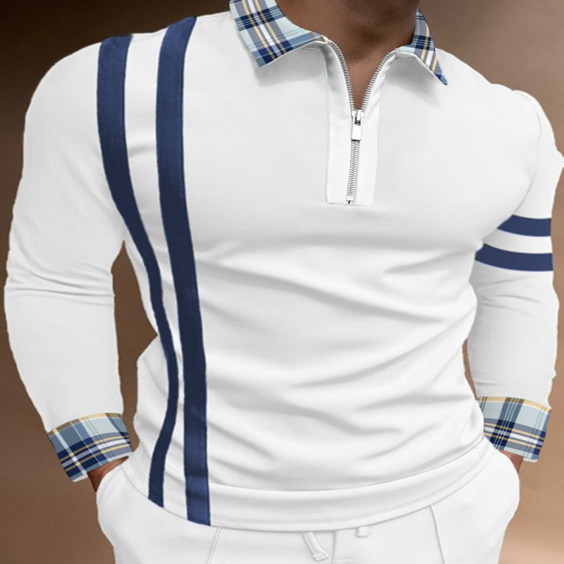 Men's Winter Spring And Autumn Daily Machine Washable Cotton Shirt