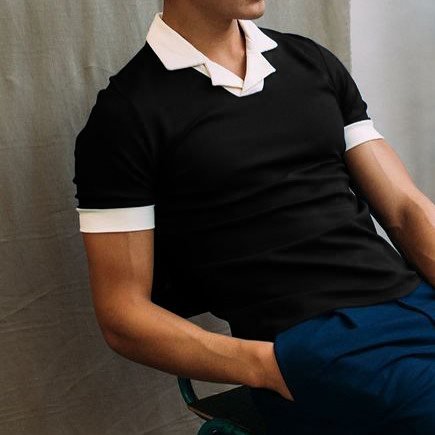 Color Block Polo Shirt