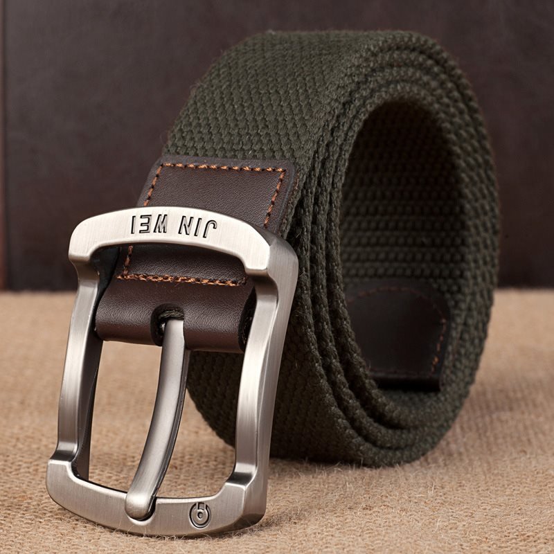 Men's Outdoor Casual Pin Buckle Canvas Belt