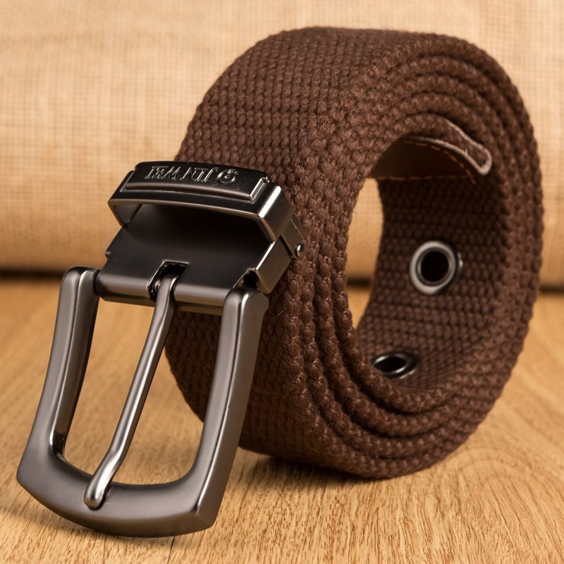 Men's Outdoor Thick Canvas Belt